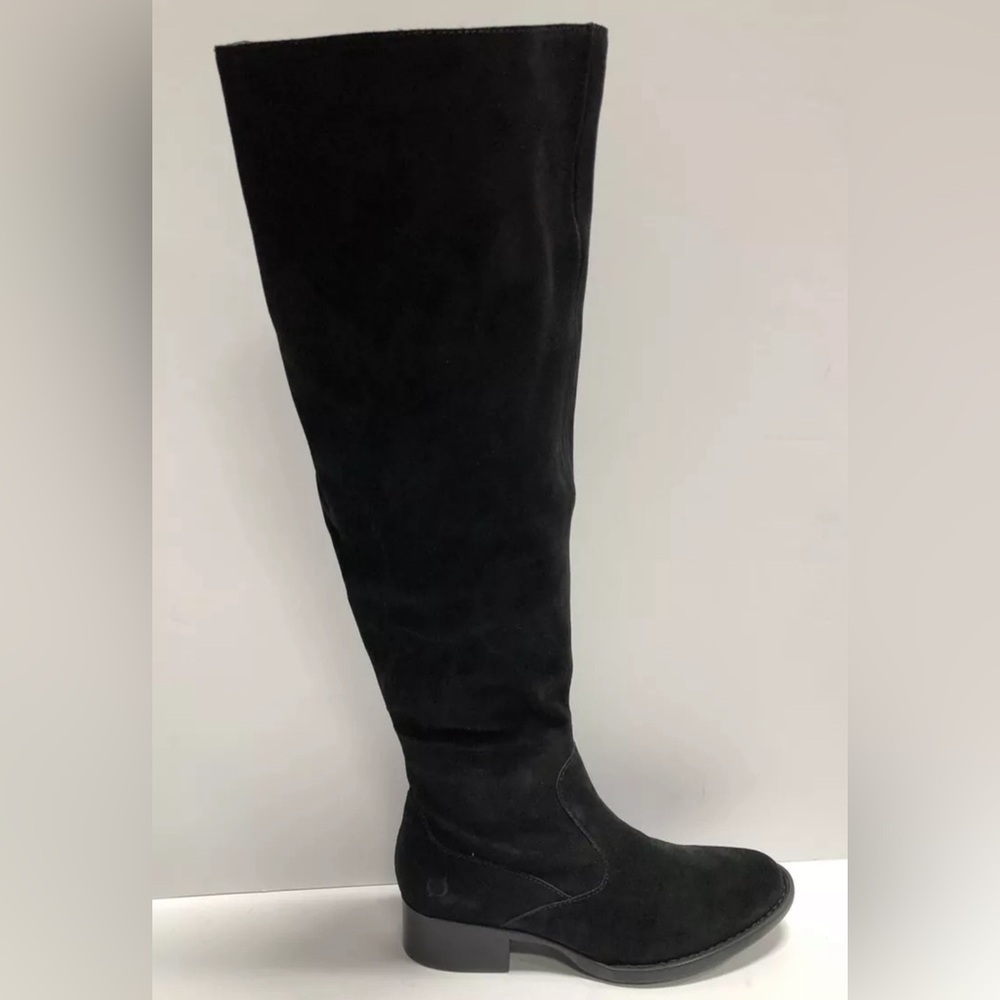Born Women's Cricket Tall Boot Black, Size 6 M